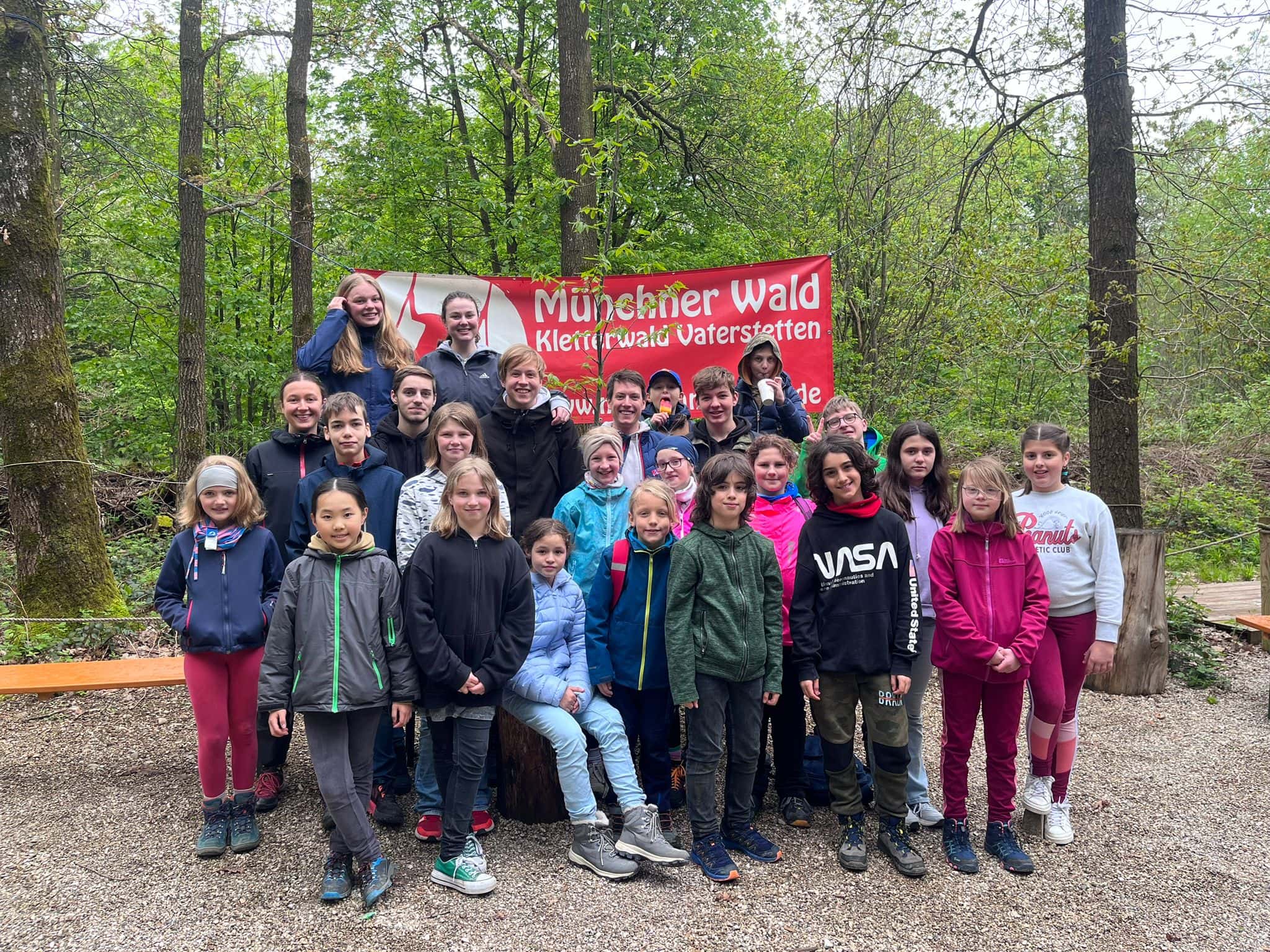 Besuch im Kletterwald 
