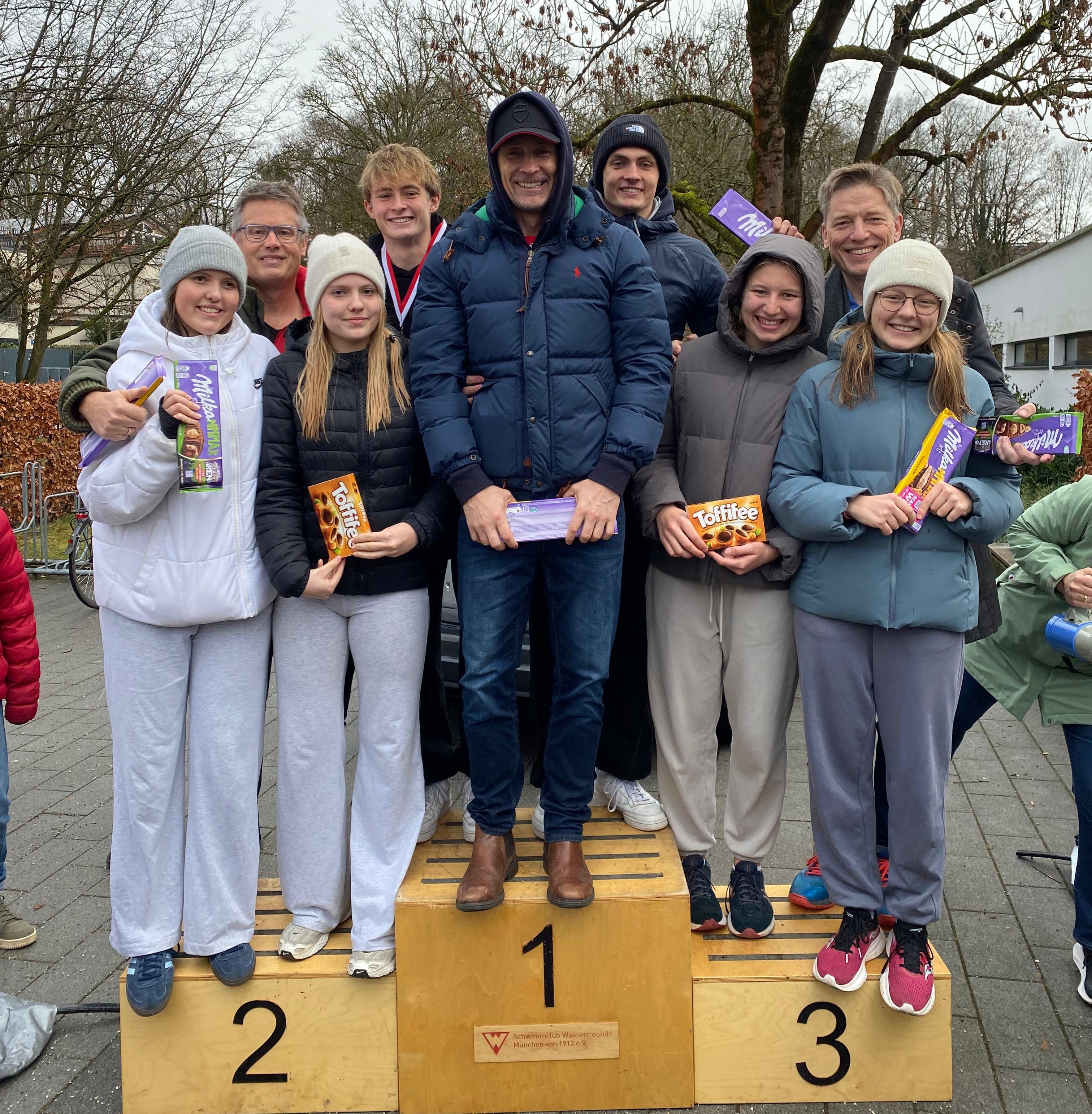 Siegerbild der Familienstaffel