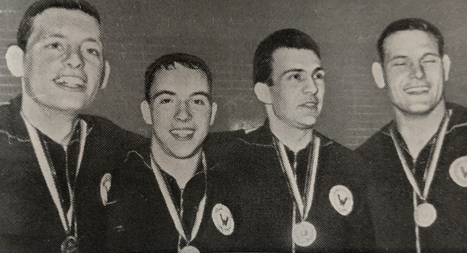1962 Deutscher Rekord ber 4 x 200 m Brust mit Schulz Grass Mller Trger 