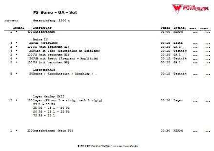 Schwimmprogramme