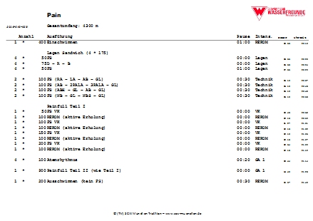 Schwimmprogramme