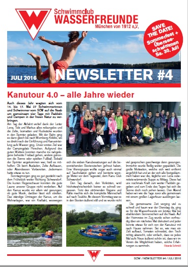 Newsletter 4 – Titelseite