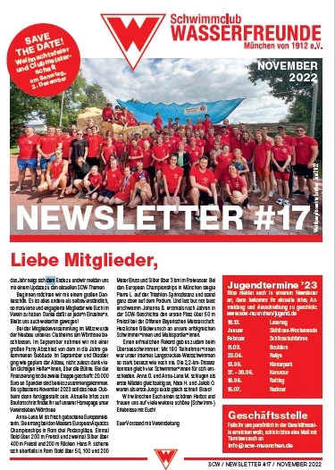 Newsletter 17 – Titelseite