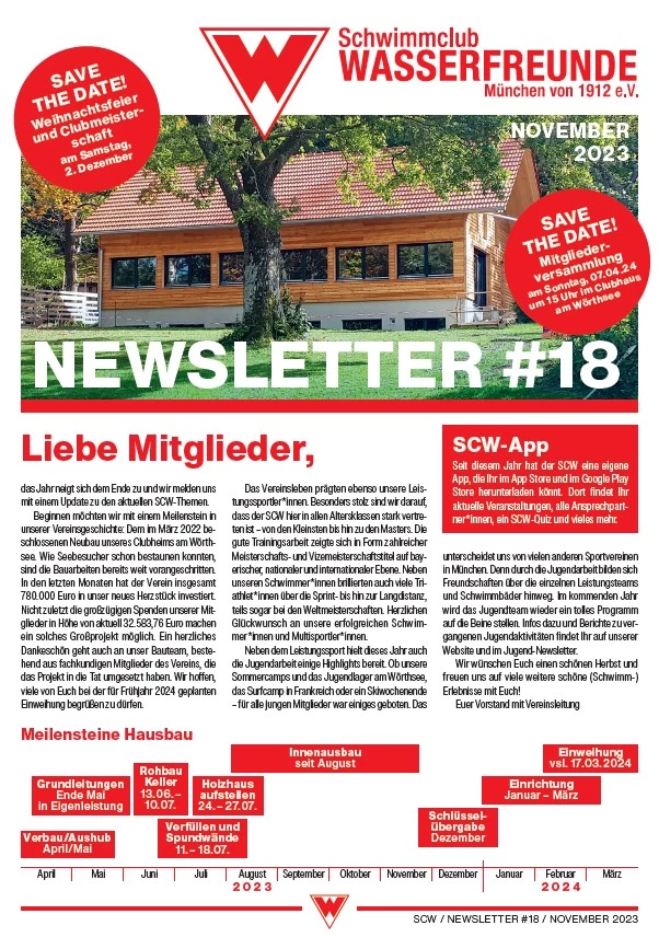 Newsletter 18 – Titelseite