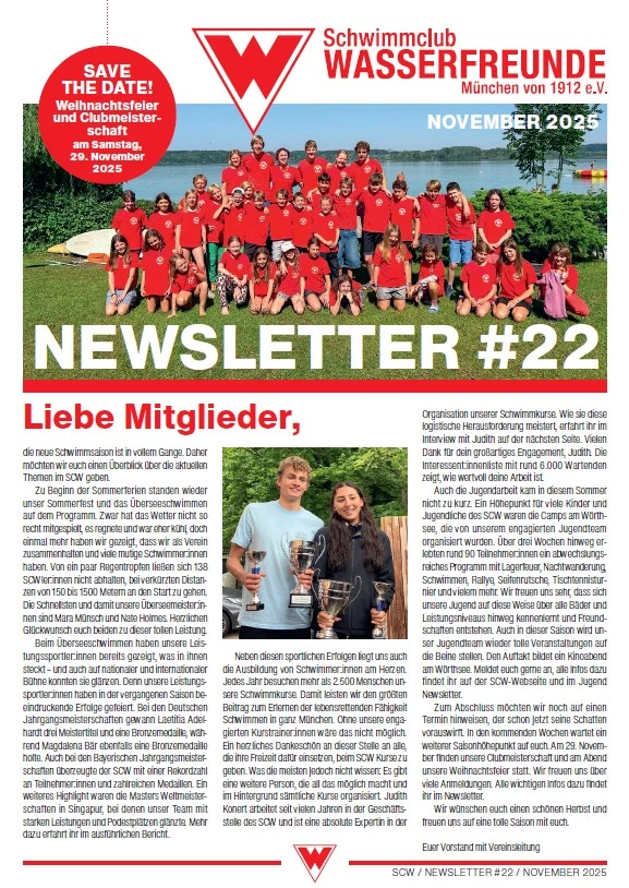 Newsletter 22 – Titelseite